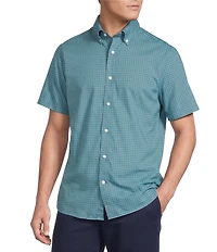 Cremieux Blue Label Performance BRRR Gingham Short Sleeve Woven Shirt