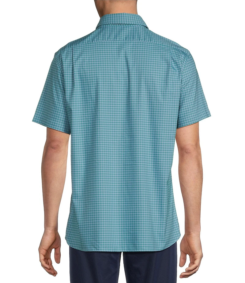 Cremieux Blue Label Performance BRRR Gingham Short Sleeve Woven Shirt