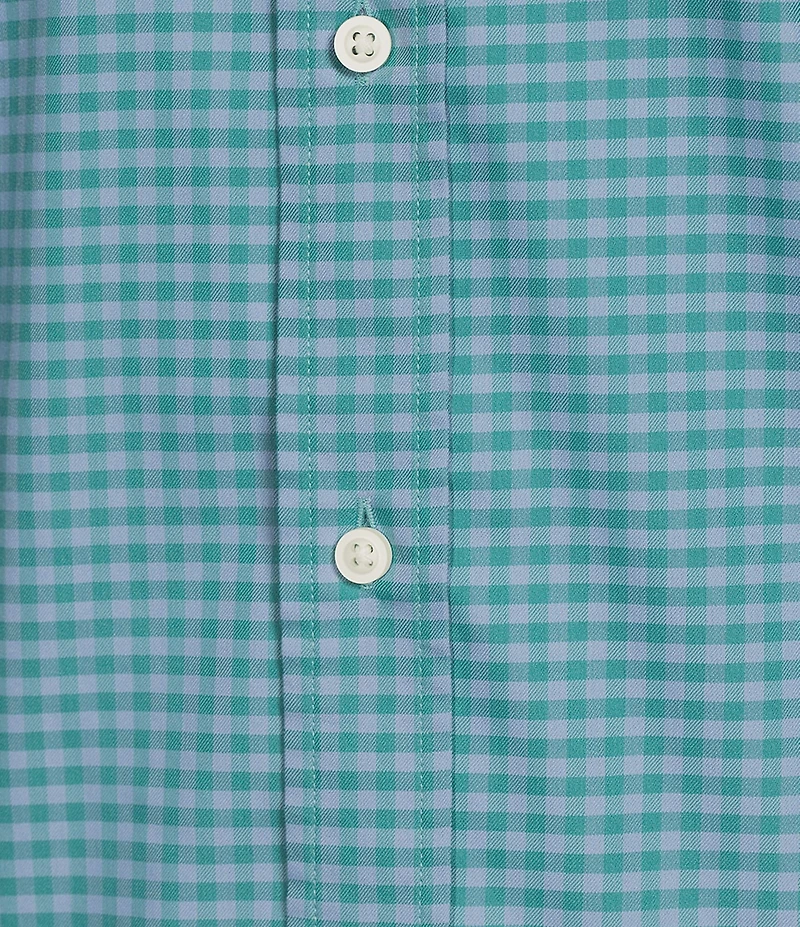 Cremieux Blue Label Performance BRRR Gingham Short Sleeve Woven Shirt