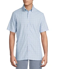 Cremieux Blue Label Performance Brrr Plaid Short Sleeve Woven Shirt