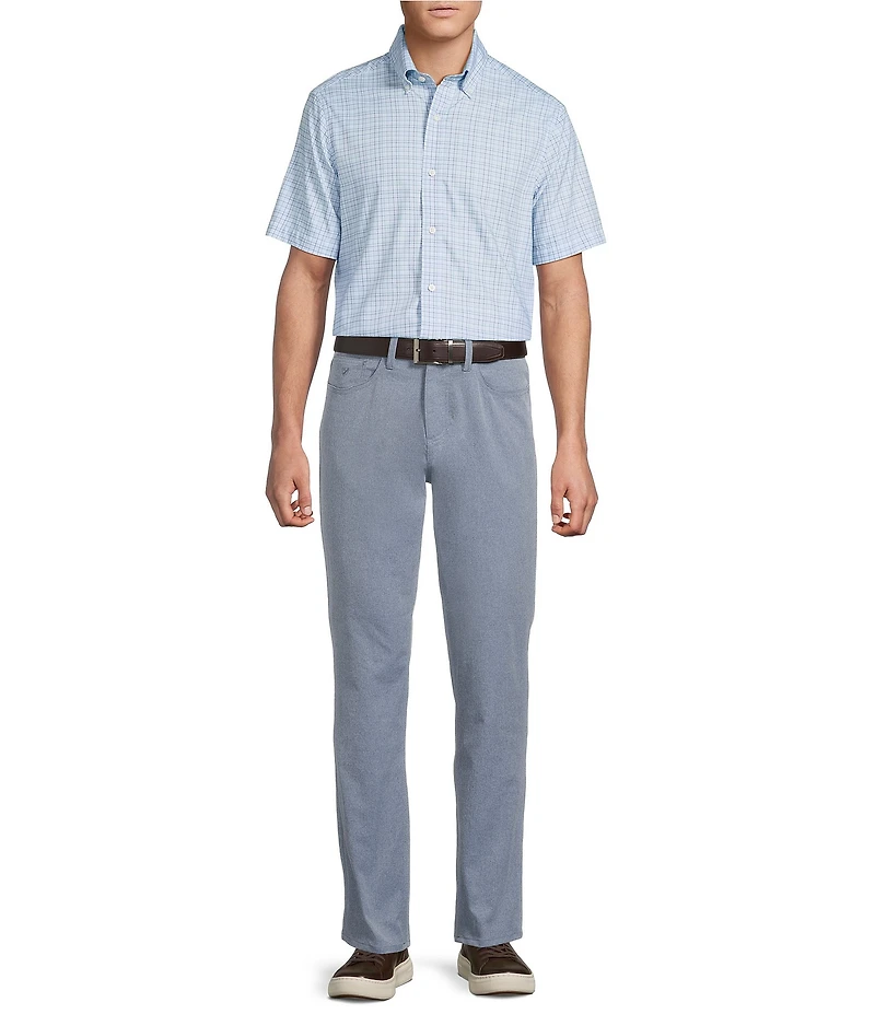 Cremieux Blue Label Performance Brrr Plaid Short Sleeve Woven Shirt