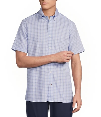 Cremieux Blue Label Performance BRRR Plaid Woven Button-Up Shirt