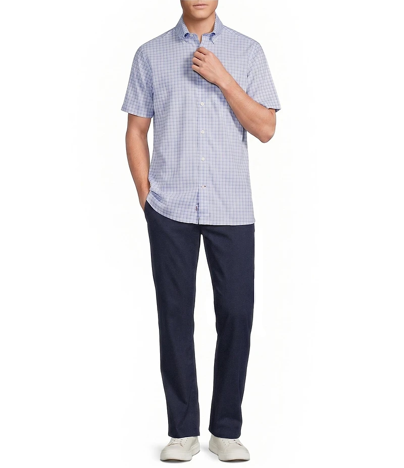 Cremieux Blue Label Performance BRRR Plaid Woven Button-Up Shirt