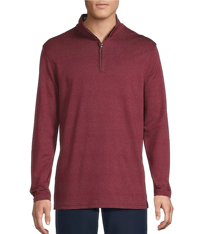 Cremieux Blue Label Performance Jacquard Quarter-Zip Pullover