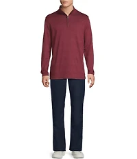 Cremieux Blue Label Performance Jacquard Quarter-Zip Pullover