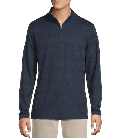 Cremieux Blue Label Performance Jacquard Quarter-Zip Pullover