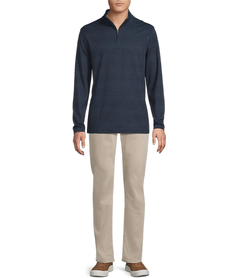 Cremieux Blue Label Performance Jacquard Quarter-Zip Pullover
