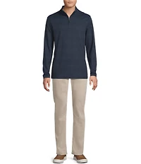 Cremieux Blue Label Performance Jacquard Quarter-Zip Pullover