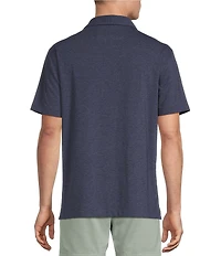 Cremieux Blue Label Performance Short Sleeve Polo Solid Knit Shirt