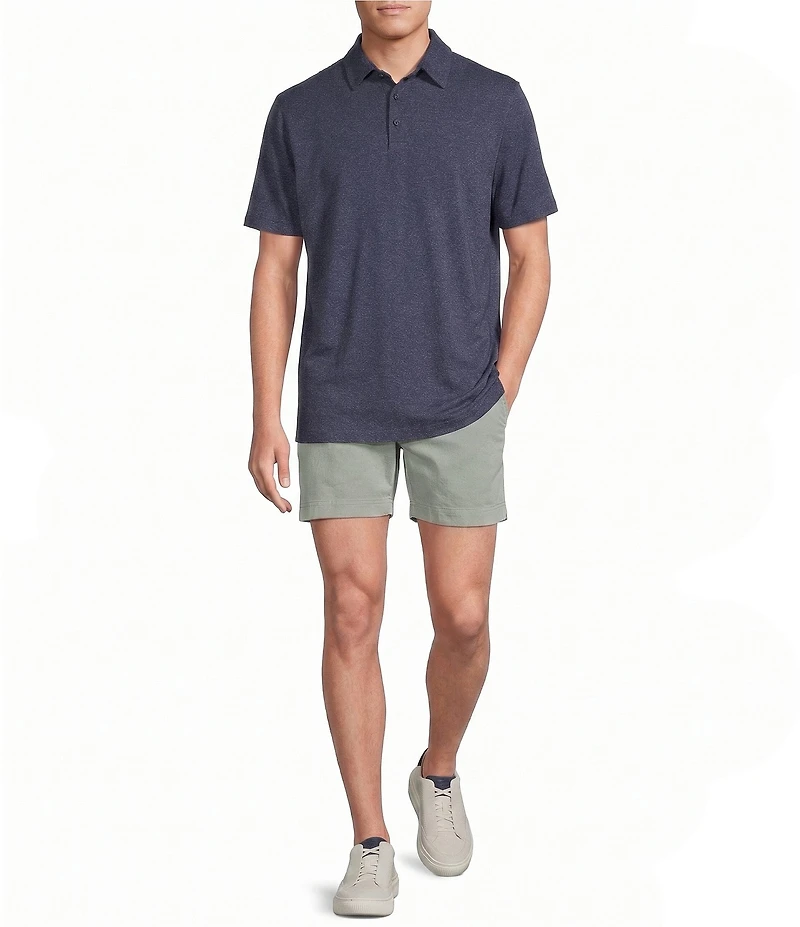 Cremieux Blue Label Performance Short Sleeve Polo Solid Knit Shirt