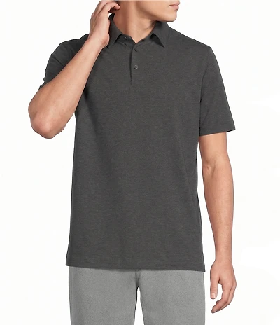 Cremieux Blue Label Performance Short Sleeve Polo Solid Knit Shirt