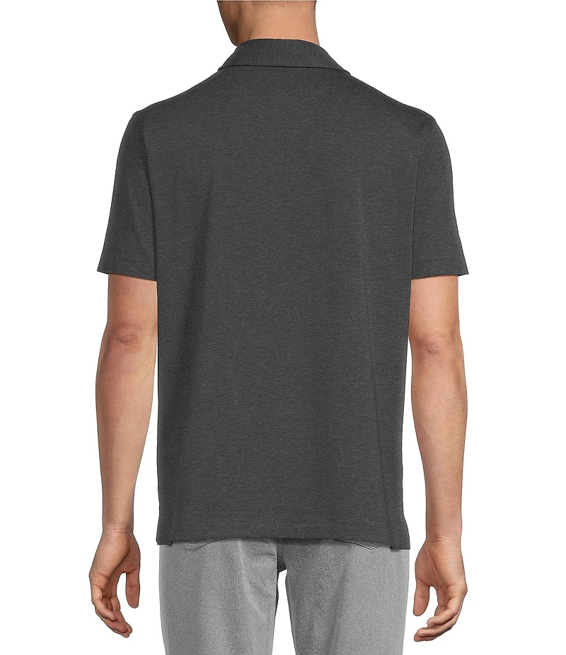 Cremieux Blue Label Performance Short Sleeve Polo Solid Knit Shirt
