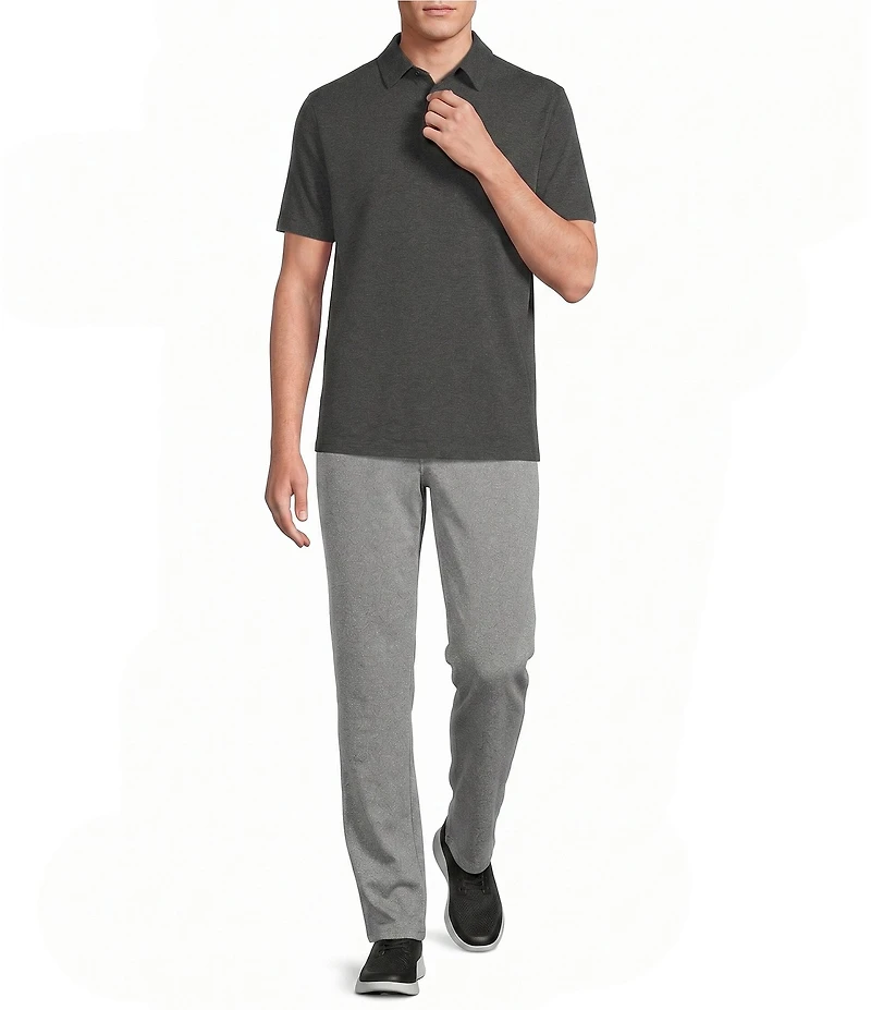 Cremieux Blue Label Performance Short Sleeve Polo Solid Knit Shirt