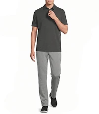 Cremieux Blue Label Performance Short Sleeve Polo Solid Knit Shirt