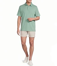 Cremieux Blue Label Performance Short Sleeve Polo Solid Knit Shirt