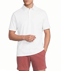 Cremieux Blue Label Performance Short Sleeve Polo Solid Knit Shirt