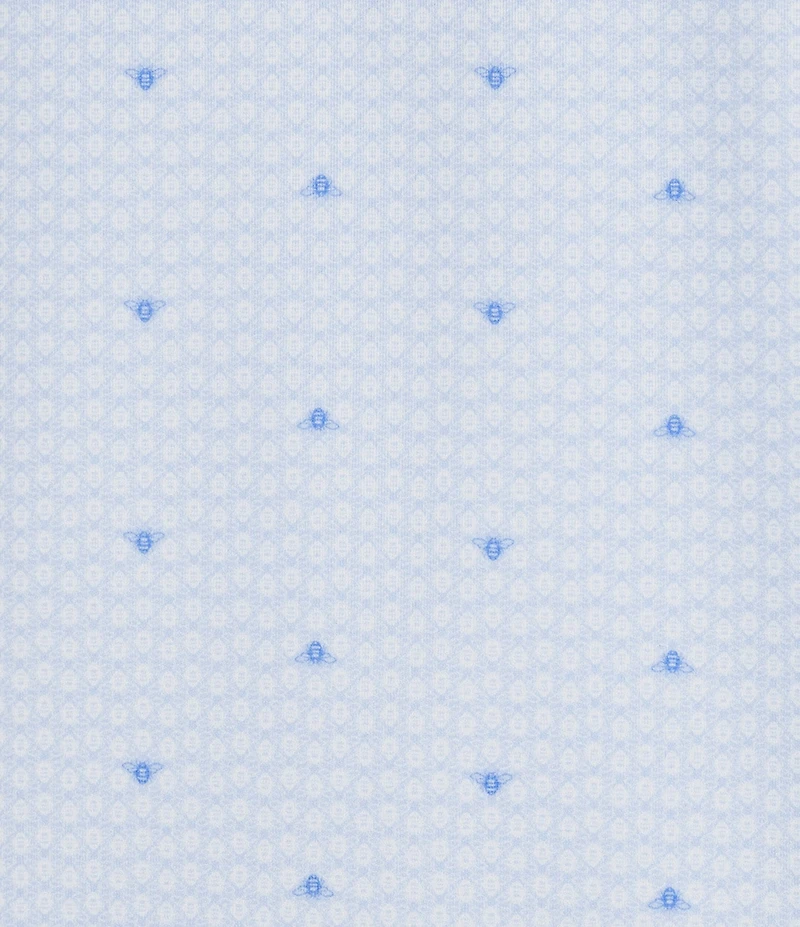 Cremieux Blue Label Performance Stretch Bee Print Short Sleeve Polo Shirt