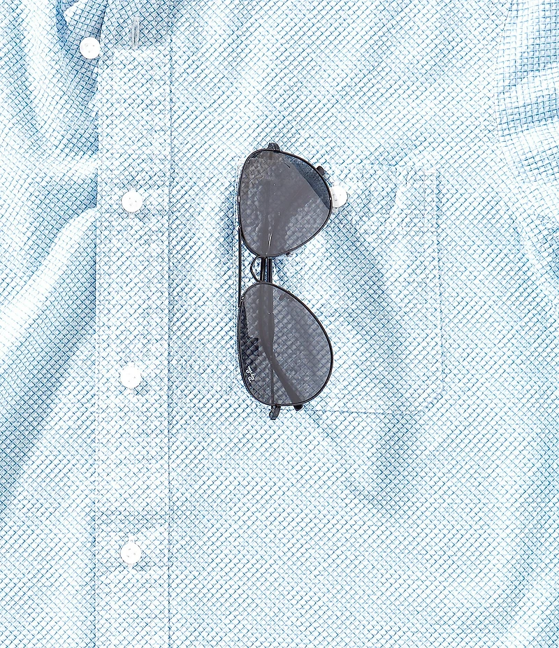 Cremieux Blue Label Performance Brrr°® Stretch Card Suits Seersucker Short Sleeve Woven Shirt
