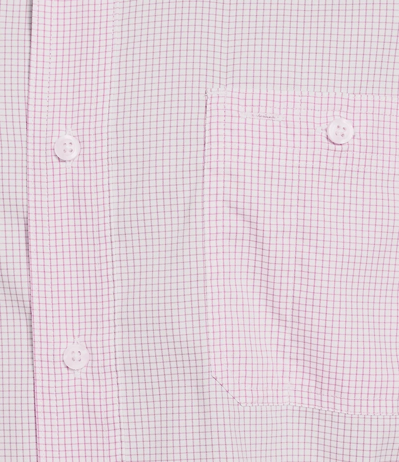 Cremieux Blue Label Performance Stretch Check Short Sleeve Woven Shirt
