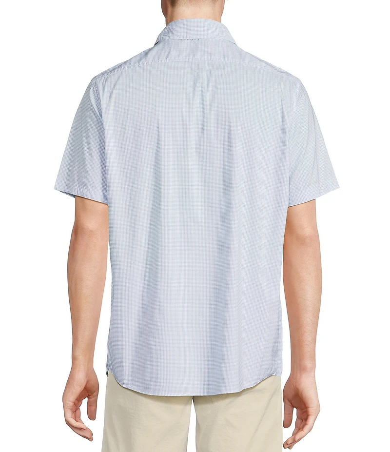 Cremieux Blue Label Performance Stretch Check Short Sleeve Woven Shirt