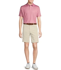 Cremieux Blue Label Performance Stretch Cocktail Print Short Sleeve Polo Shirt