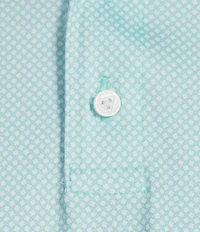 Cremieux Blue Label Performance Stretch Geo Print Short Sleeve Polo Shirt