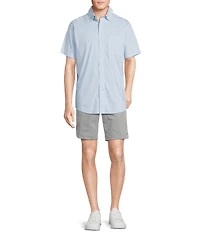 Cremieux Blue Label Performance Stretch Gingham Short Sleeve Woven Shirt