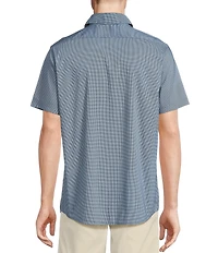Cremieux Blue Label Performance Stretch Gingham Short Sleeve Woven Shirt