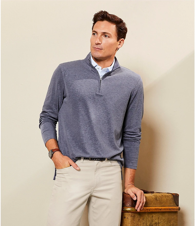 Cremieux Blue Label Performance Stretch Printed Short Sleeve Polo Shirt