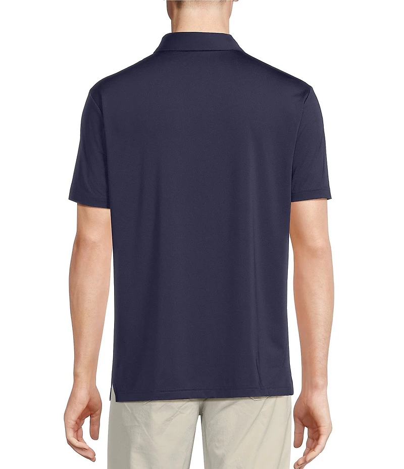 Cremieux Blue Label Performance Stretch Solid Short Sleeve Polo Shirt