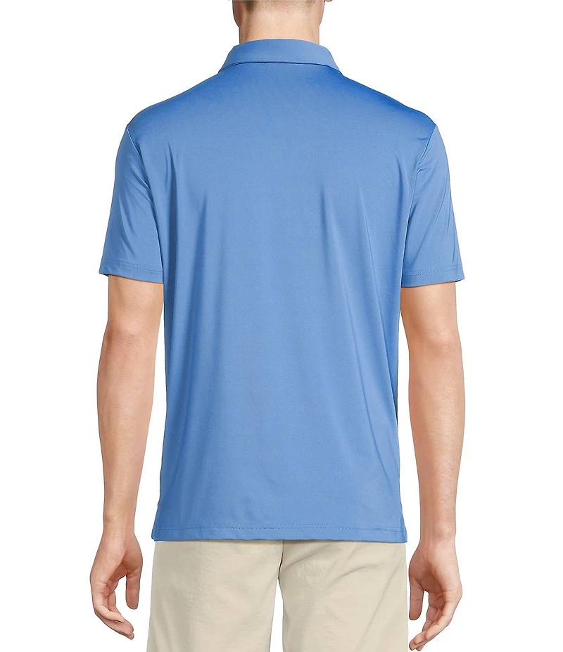 Cremieux Blue Label Performance Stretch Solid Short Sleeve Polo Shirt