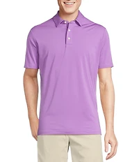 Cremieux Blue Label Performance Stretch Solid Short Sleeve Polo Shirt