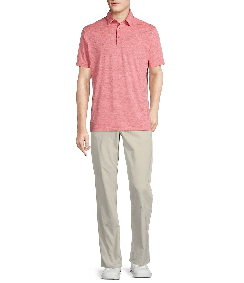 Cremieux Blue Label Performance Stretch Solid Short Sleeve Golf Polo Shirt