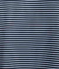Cremieux Blue Label Performance Stretch Stripe Pattern Short Sleeve Polo Shirt