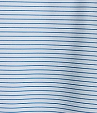 Cremieux Blue Label Performance Stretch Stripe Pattern Short Sleeve Polo Shirt