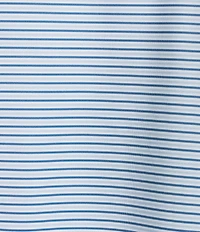 Cremieux Blue Label Performance Stretch Stripe Pattern Short Sleeve Polo Shirt