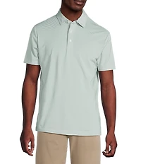 Cremieux Blue Label Performance Stretch Stripe Short Sleeve Polo Shirt