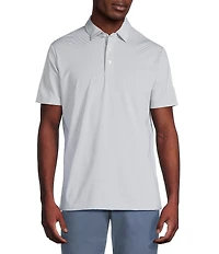 Cremieux Blue Label Performance Stretch Stripe Short Sleeve Polo Shirt