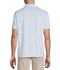 Cremieux Blue Label Performance Stretch Stripe Short Sleeve Polo Shirt