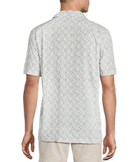 Cremieux Blue Label Pineapple Floral Print Short Sleeve Woven Camp Shirt