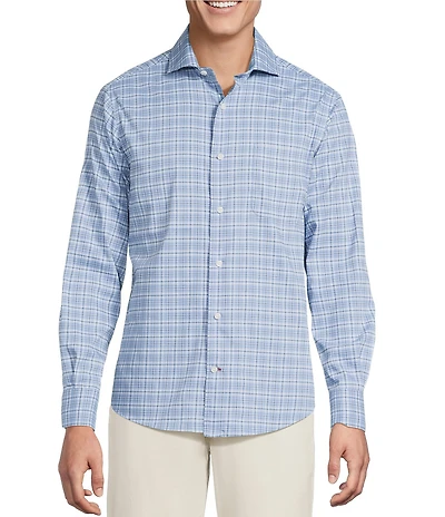 Cremieux Blue Label Plaid BRRR Oxford Long Sleeve Woven Shirt