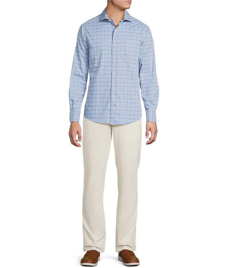 Cremieux Blue Label Plaid BRRR Oxford Long Sleeve Woven Shirt