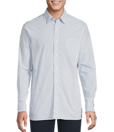 Cremieux Blue Label Plaid Comfort Stretch Long Sleeve Woven Shirt