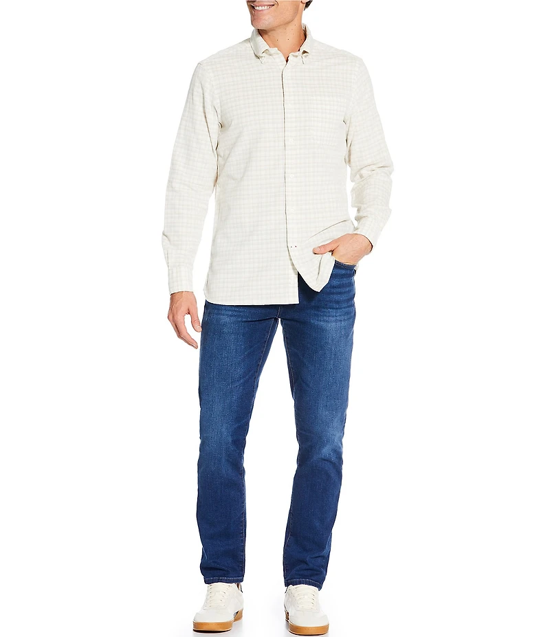 Cremieux Blue Label Plaid Corduroy Long Sleeve Woven Shirt