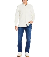 Cremieux Blue Label Plaid Corduroy Long Sleeve Woven Shirt