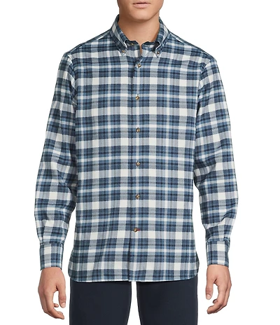 Cremieux Blue Label Plaid Flannel Long Sleeve Woven Shirt