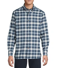 Cremieux Blue Label Plaid Flannel Long Sleeve Woven Shirt