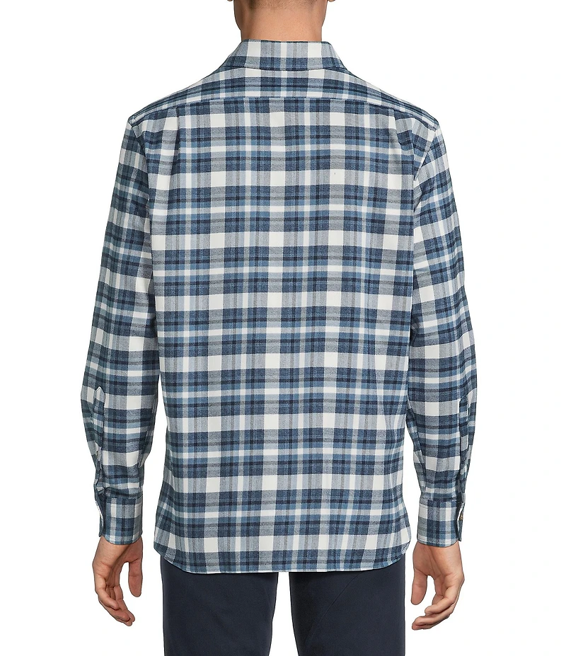 Cremieux Blue Label Plaid Flannel Long Sleeve Woven Shirt