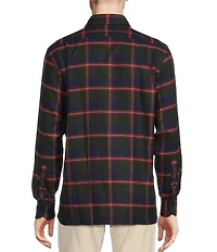 Cremieux Blue Label Plaid Flannel Long Sleeve Woven Shirt