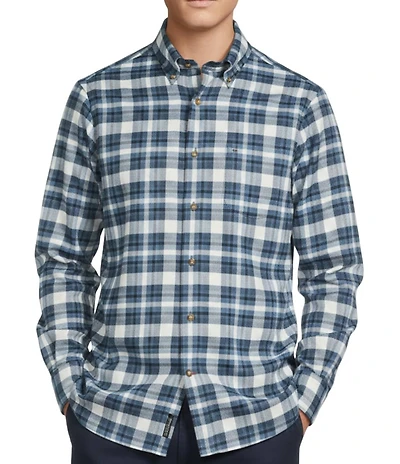 Cremieux Blue Label Plaid Flannel Long Sleeve Woven Shirt